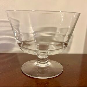 Set Of 5 Vintage Peill & Putzler Blown Glass Malta Dessert/Cocktail Glasses
